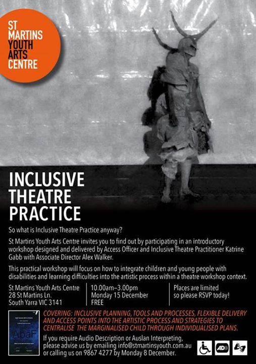 Inclusive Theatre Practice [Melbourne]