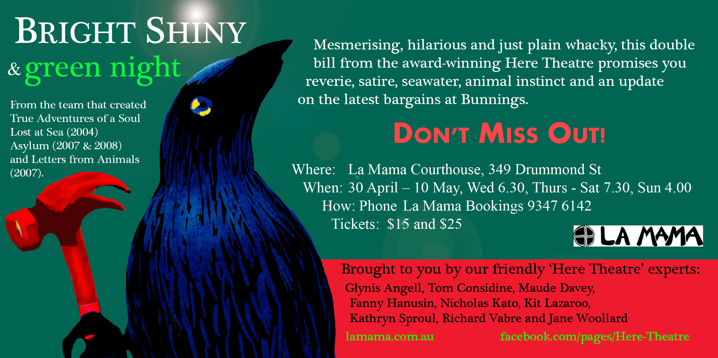 Bright Shiny & Green Night [Melbourne]