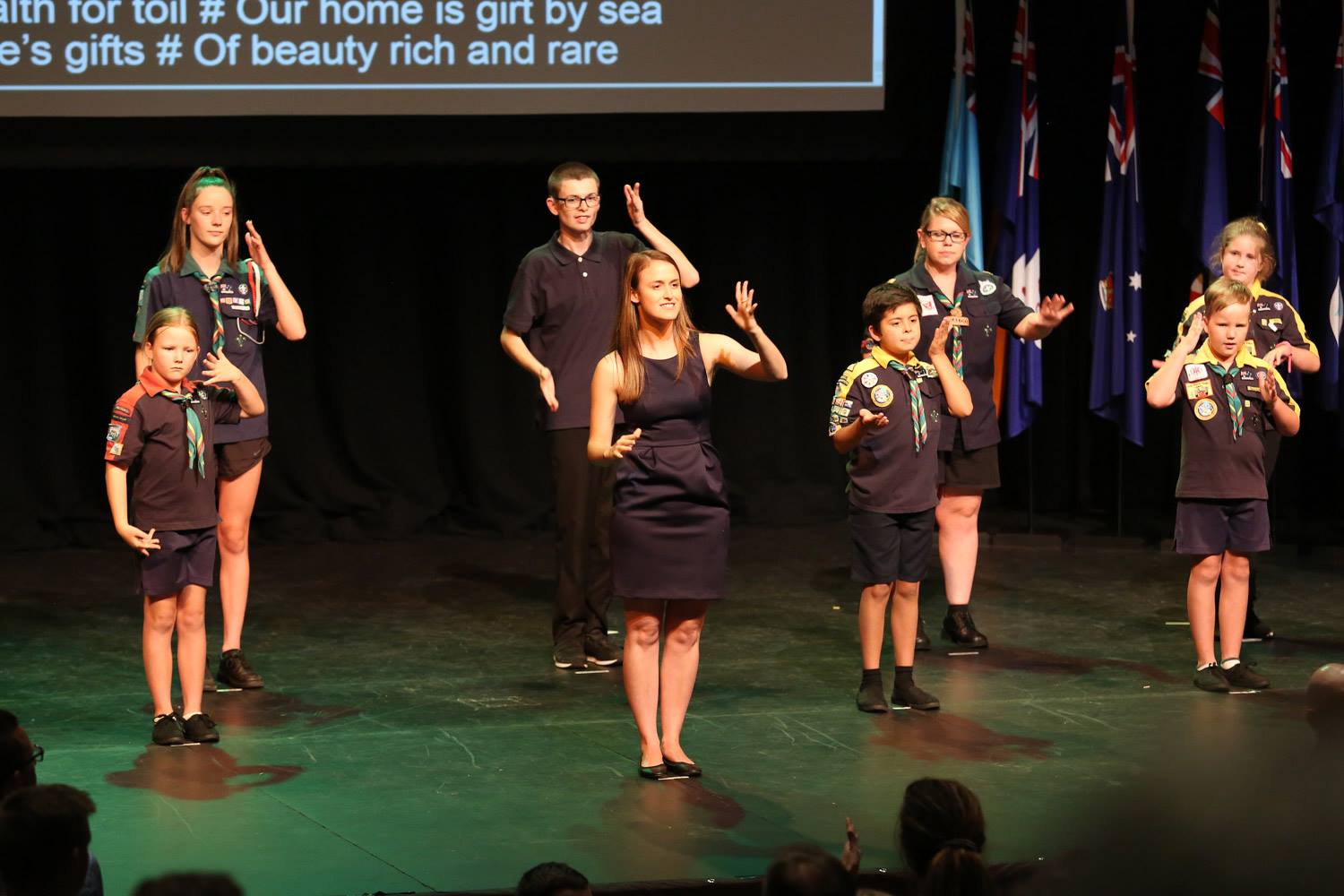 Australian Deaf Games - Opening Anthem [Albury]