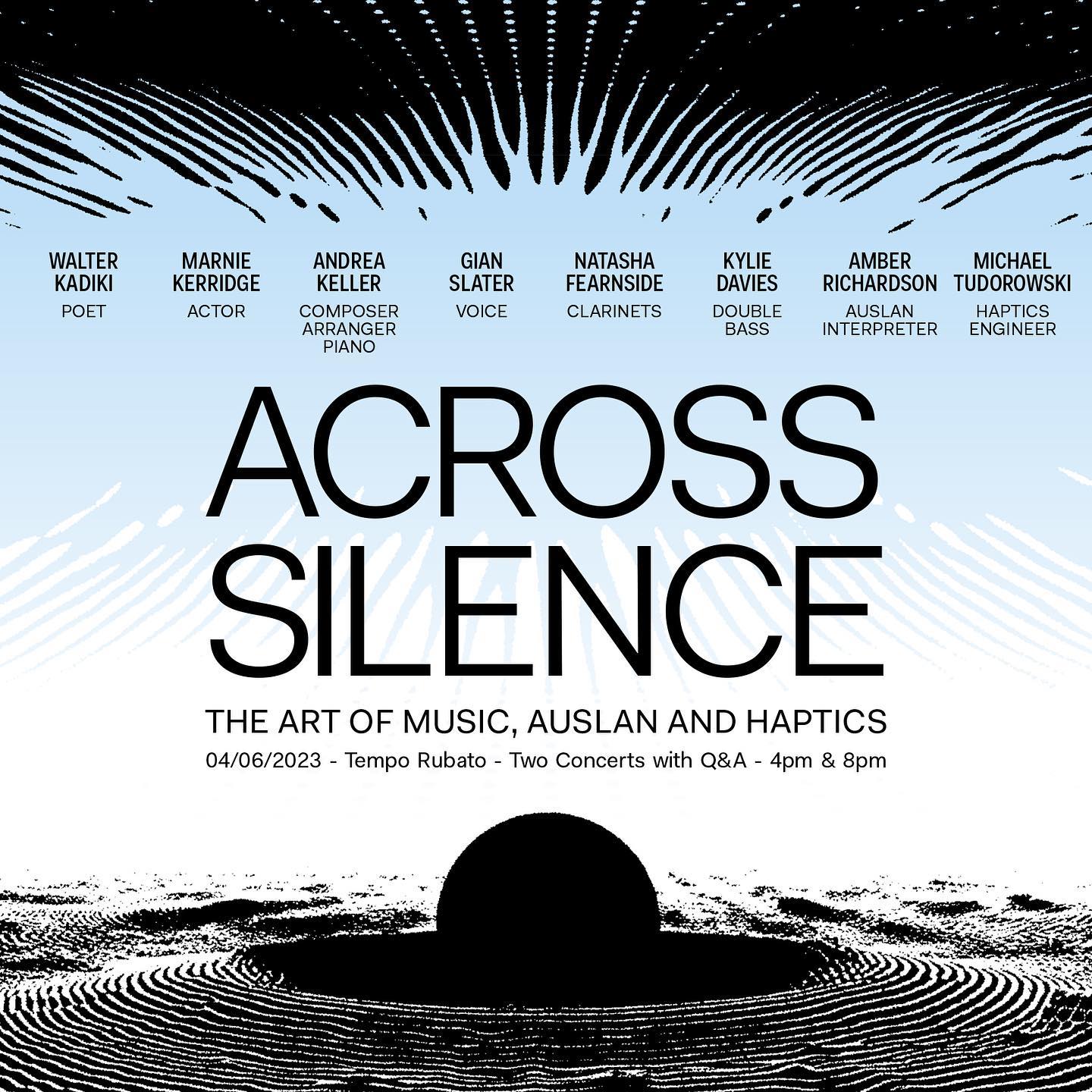 Across Silence: The Art of Music, Auslan and Haptics - 8pm (The Newmarket Collective) [Melbourne]