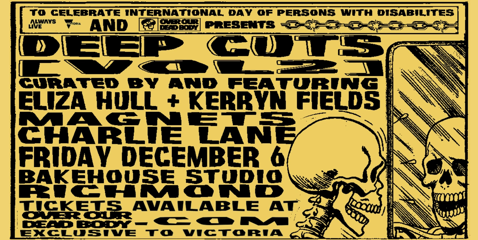 Deep Cuts - Over Our Dead Body (Concert) [Melbourne]