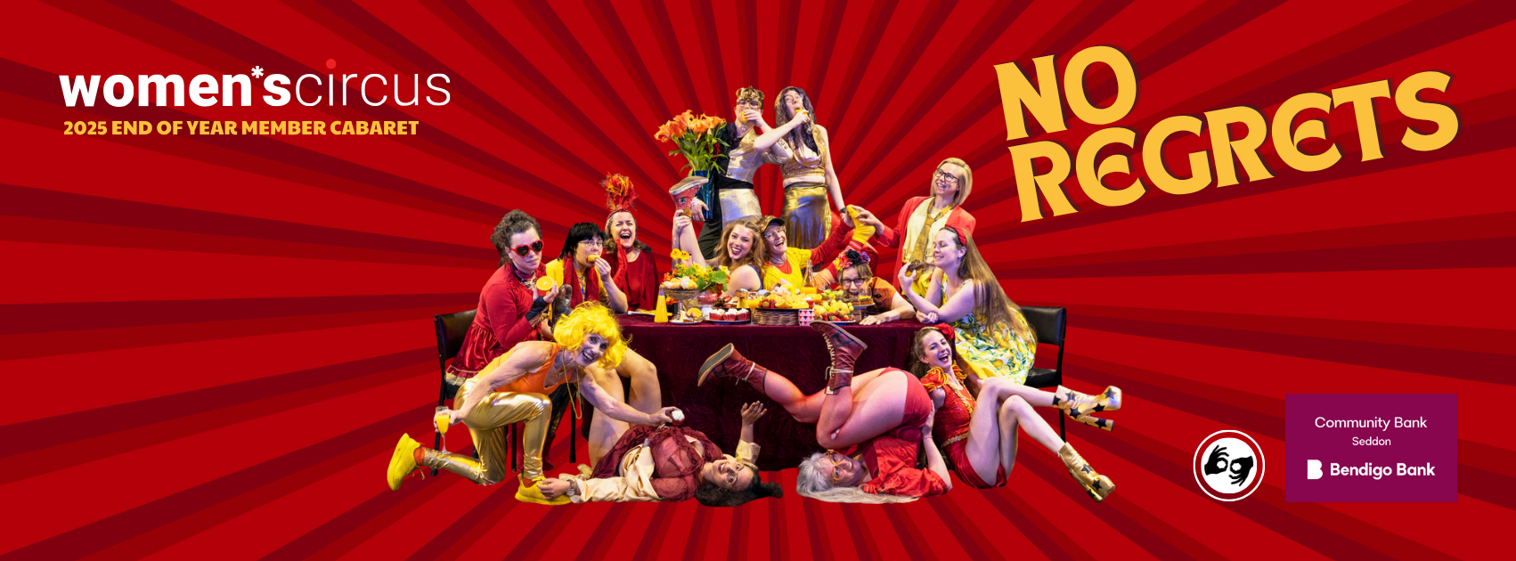 No Regrets: Women's Circus End of Year Cabaret 2025 (8pm) [Melbourne]
