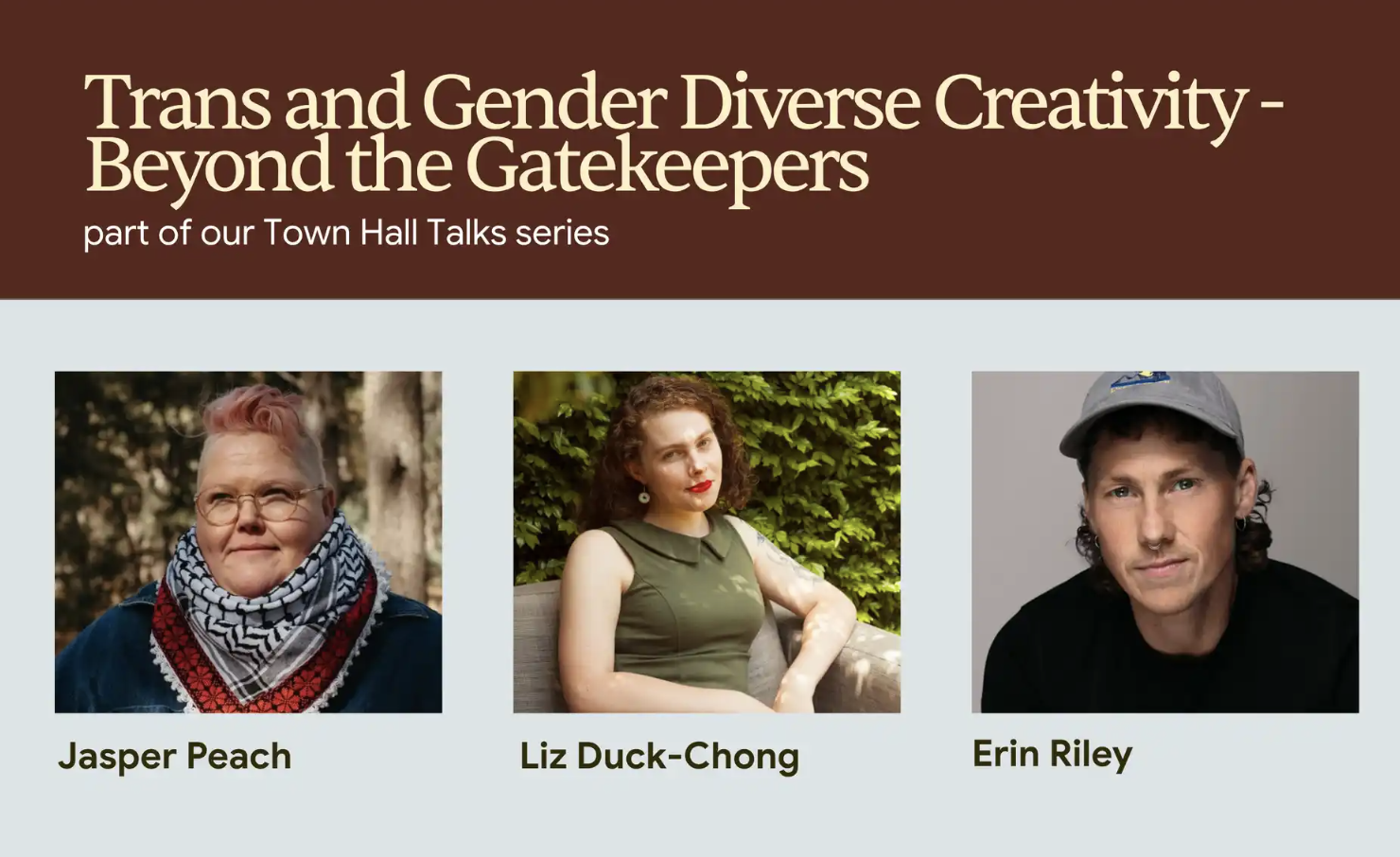 Trans and Gender Diverse Creativity – Beyond the Gatekeepers [Daylesford]
