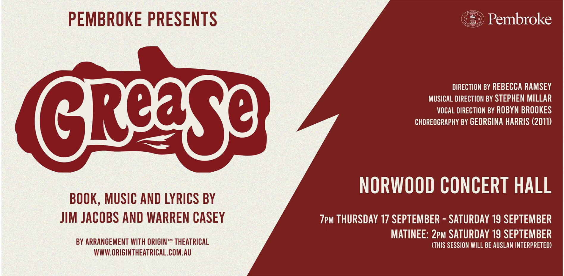 Grease - Middle School Musical 2026 [Norwood]